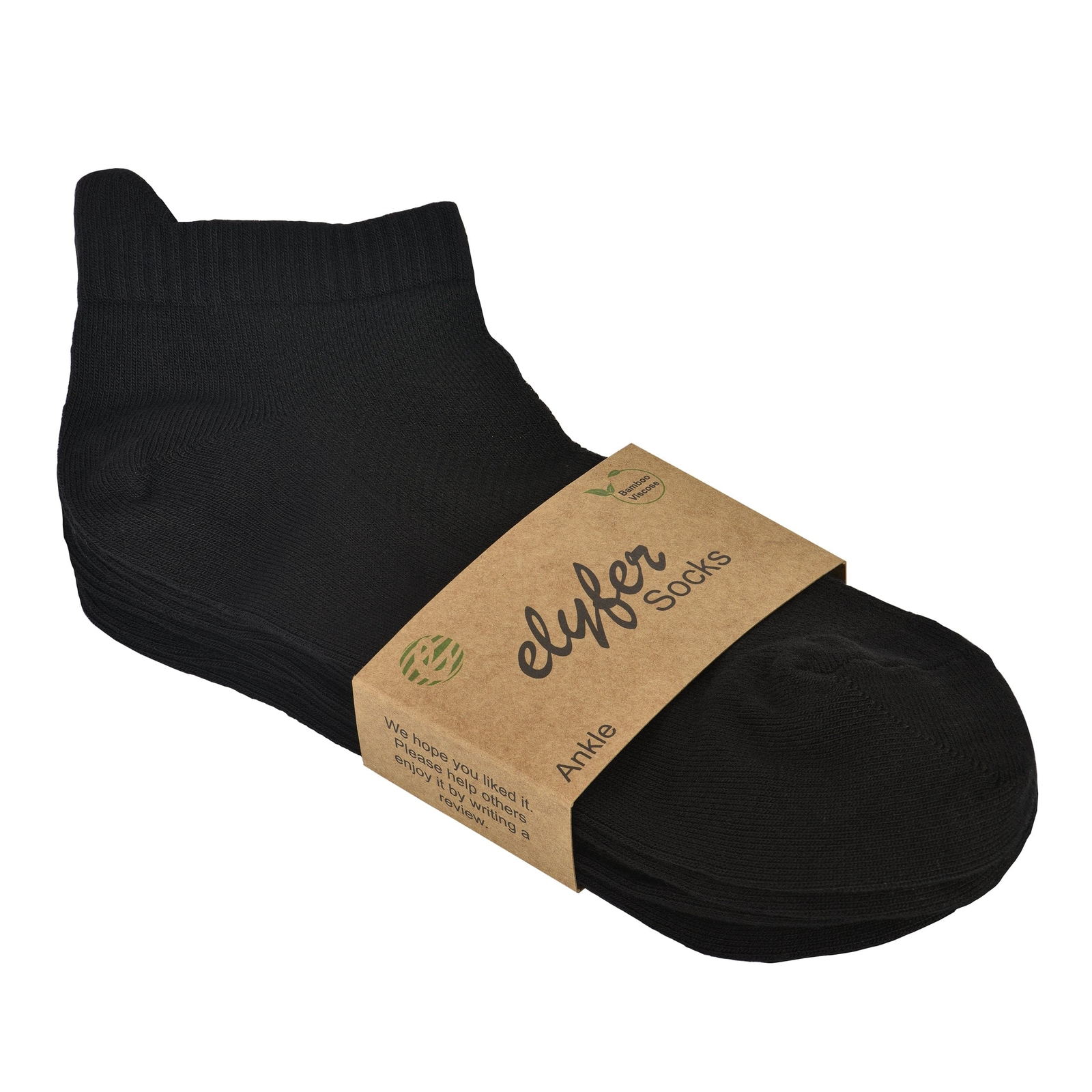 4 Pairs Unisex Bamboo Ankle Socks