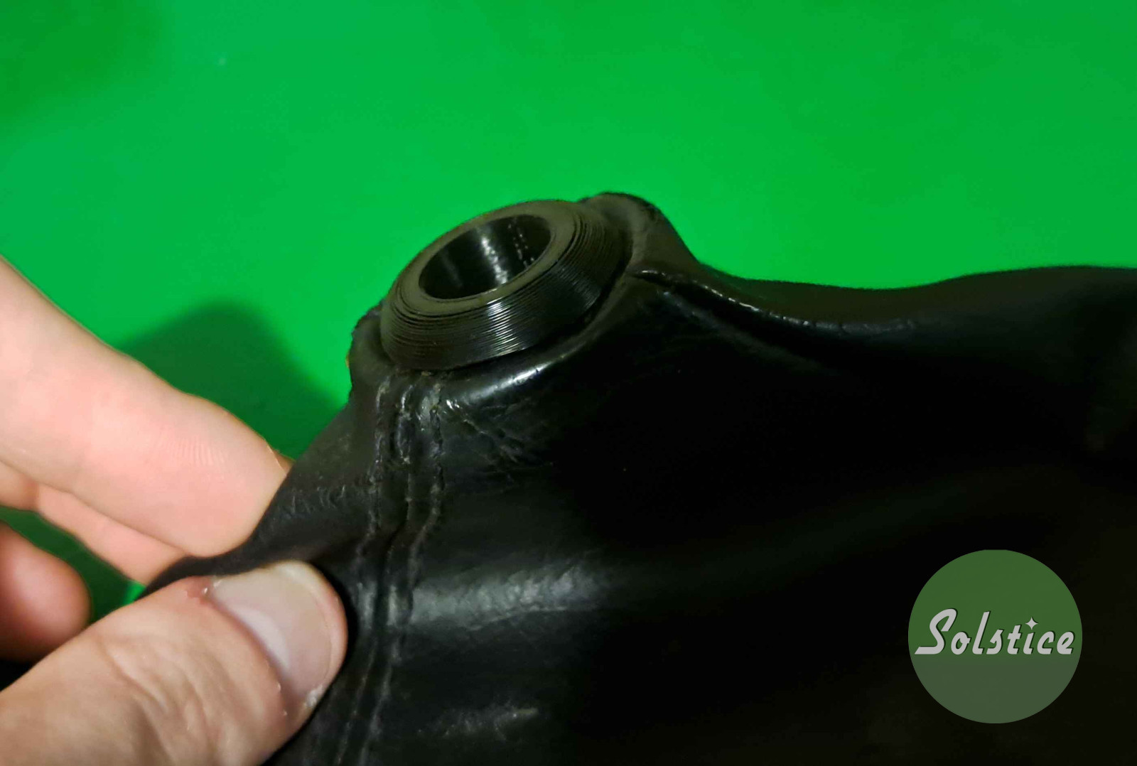 92-00 Honda Civic Integra Delsol CRV Shift boot collar Black ABS