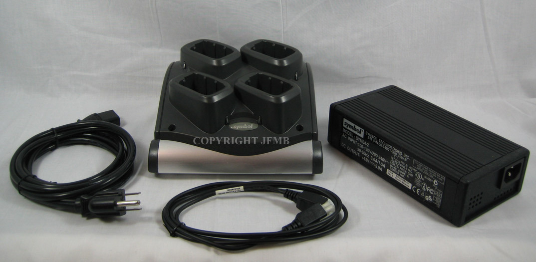 Zebra Motorola 4-Slot Bay Battery Charger Cradle MC92N0 MC9190 SAC9000-400CES