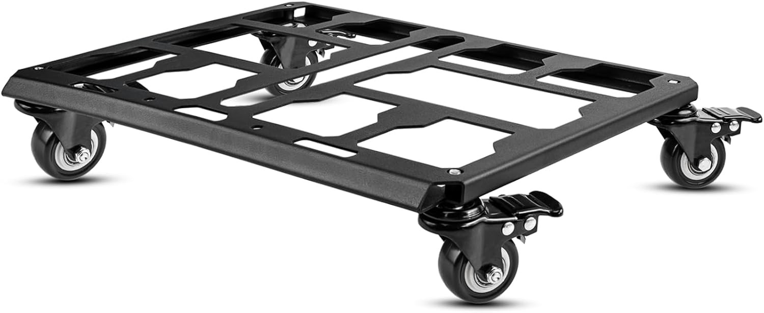 Upgrade Tool Box Dolly Carbon Steel Carry Cart for Packout Toolbox