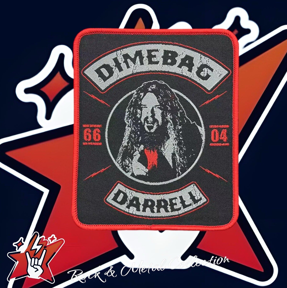 Pantera Dimebag Darrel Exclusive Woven Patch Metallica Slayer Lamb Of God