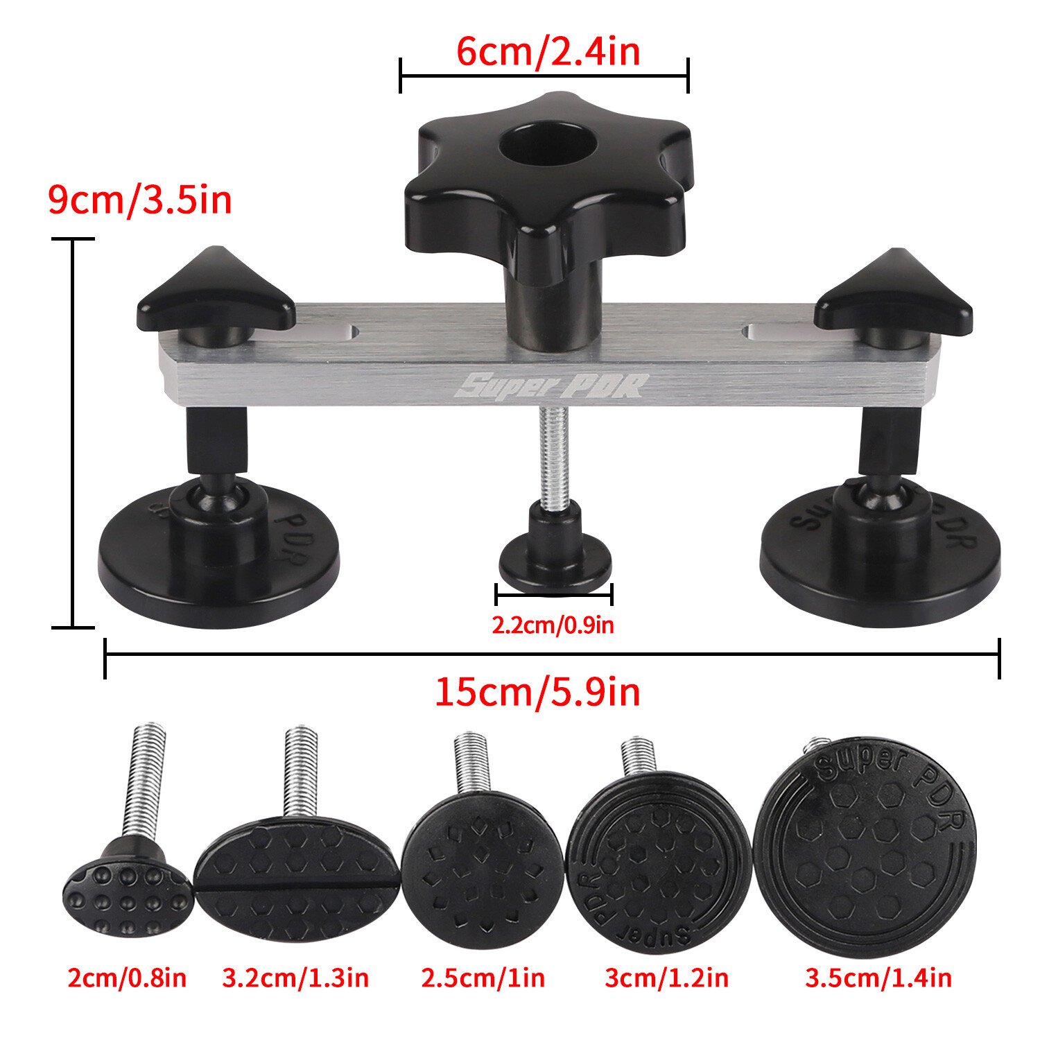 56 PCS Paintless Car Dent Puller Repair Remover Kit Lifter Dint Hail Damage Tool