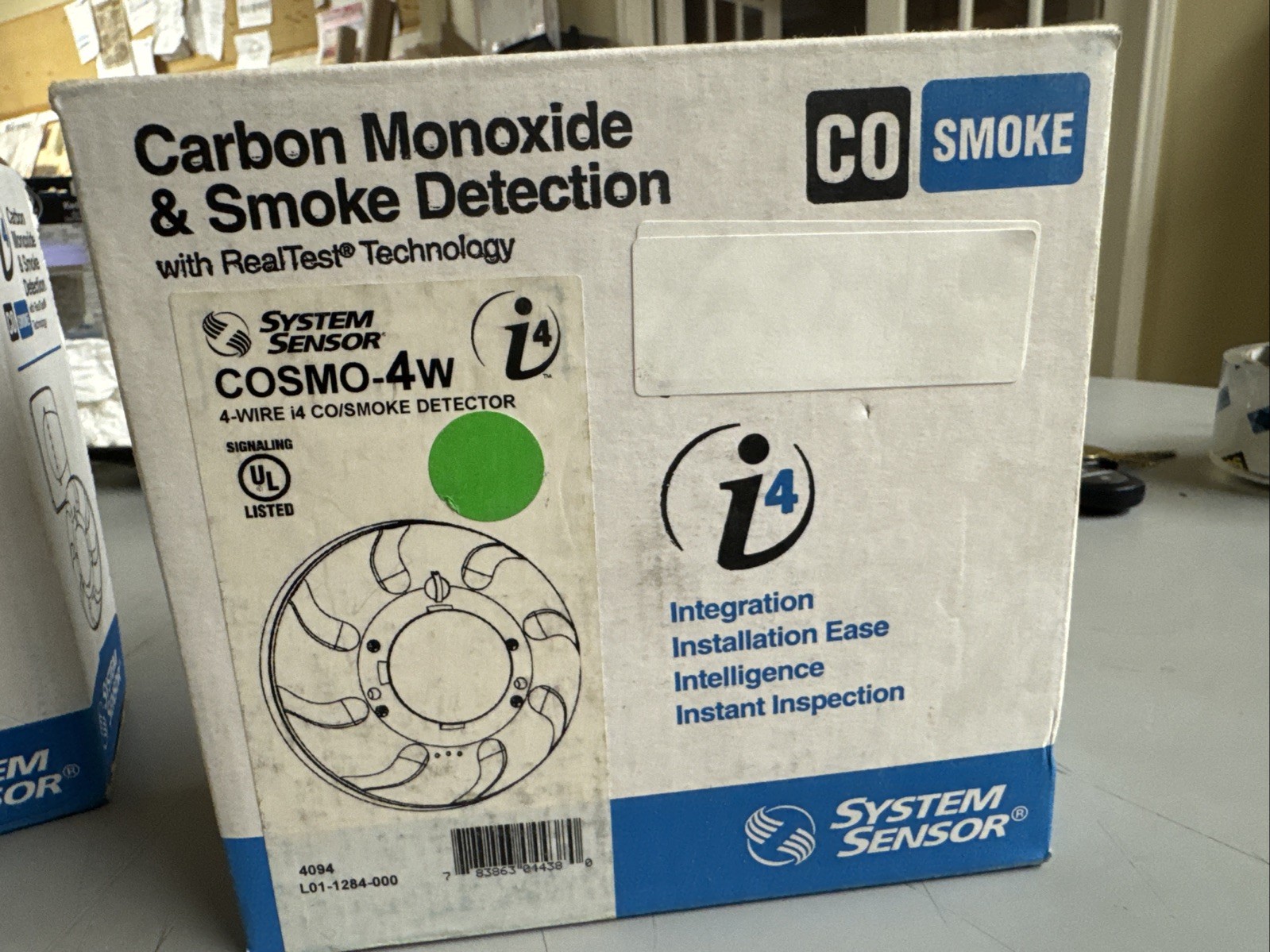 System Sensor COSMO-4W Smoke Detector (carbon expires 09/20