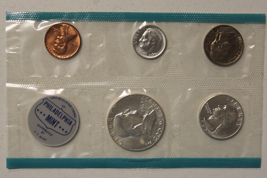 1963 US Mint set P&D (OGP) 10 coins