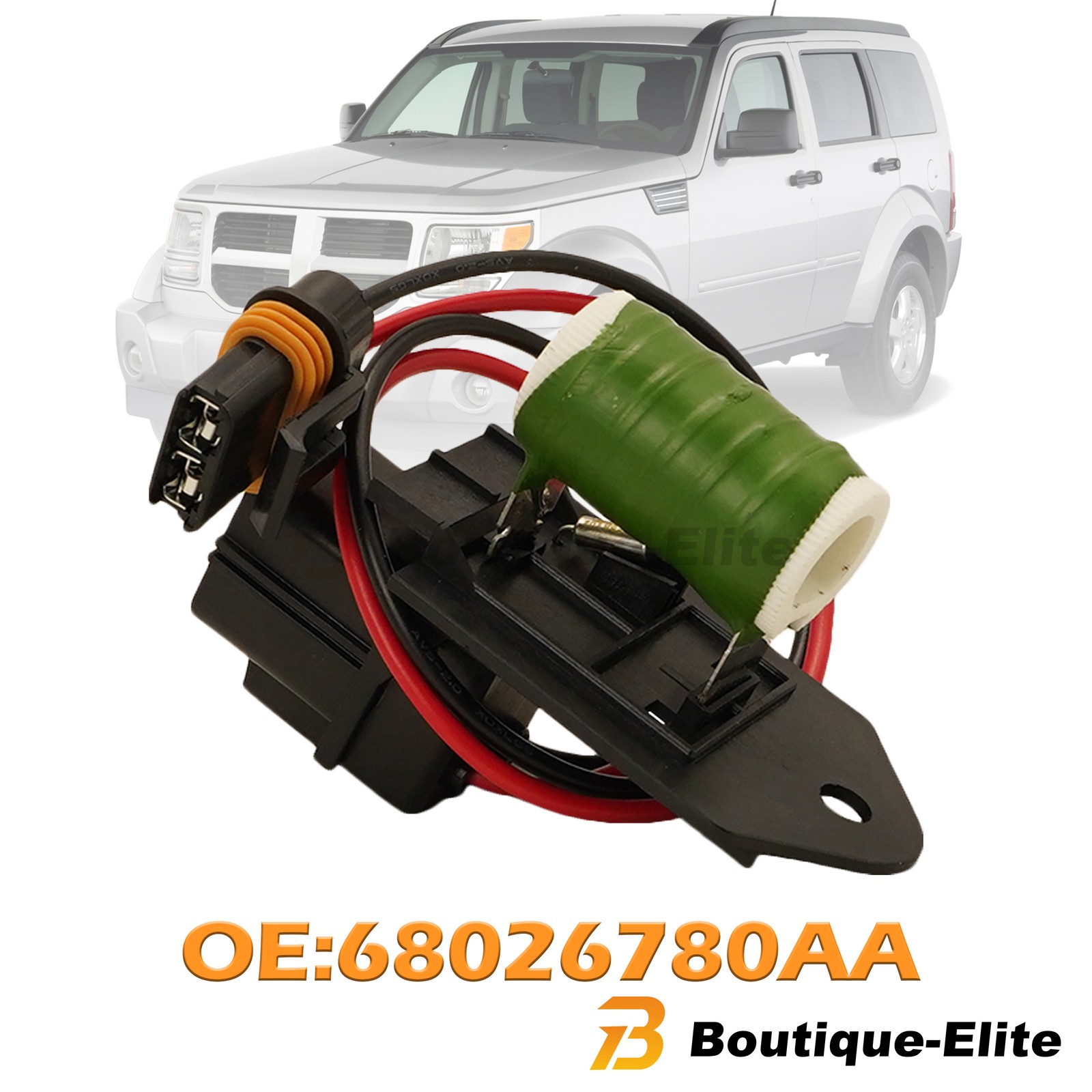 NEW 68026780AA Wiring Fan Motor For 2008-2012 Jeep Wrangler Liberty US