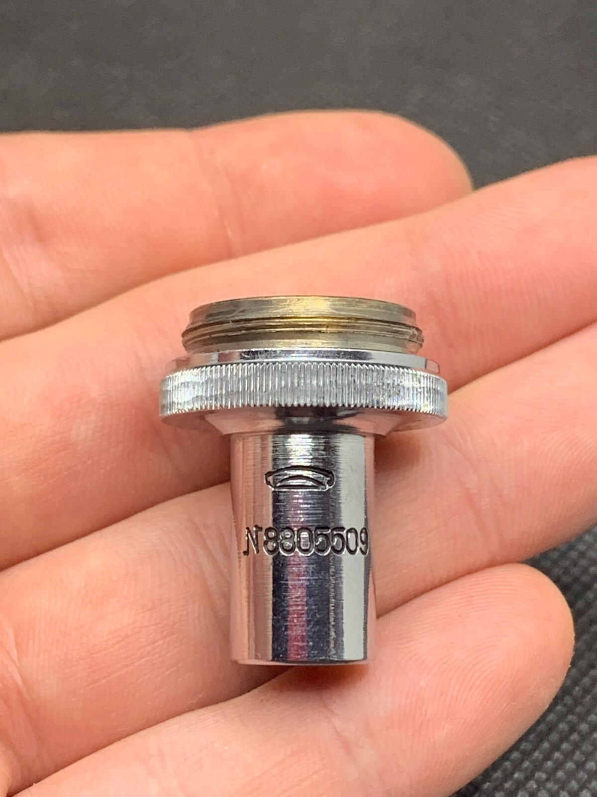 Vintage Lens from Soviet Microscope. LOMO. USSR Monocular Microscope. 8X. 0.20.