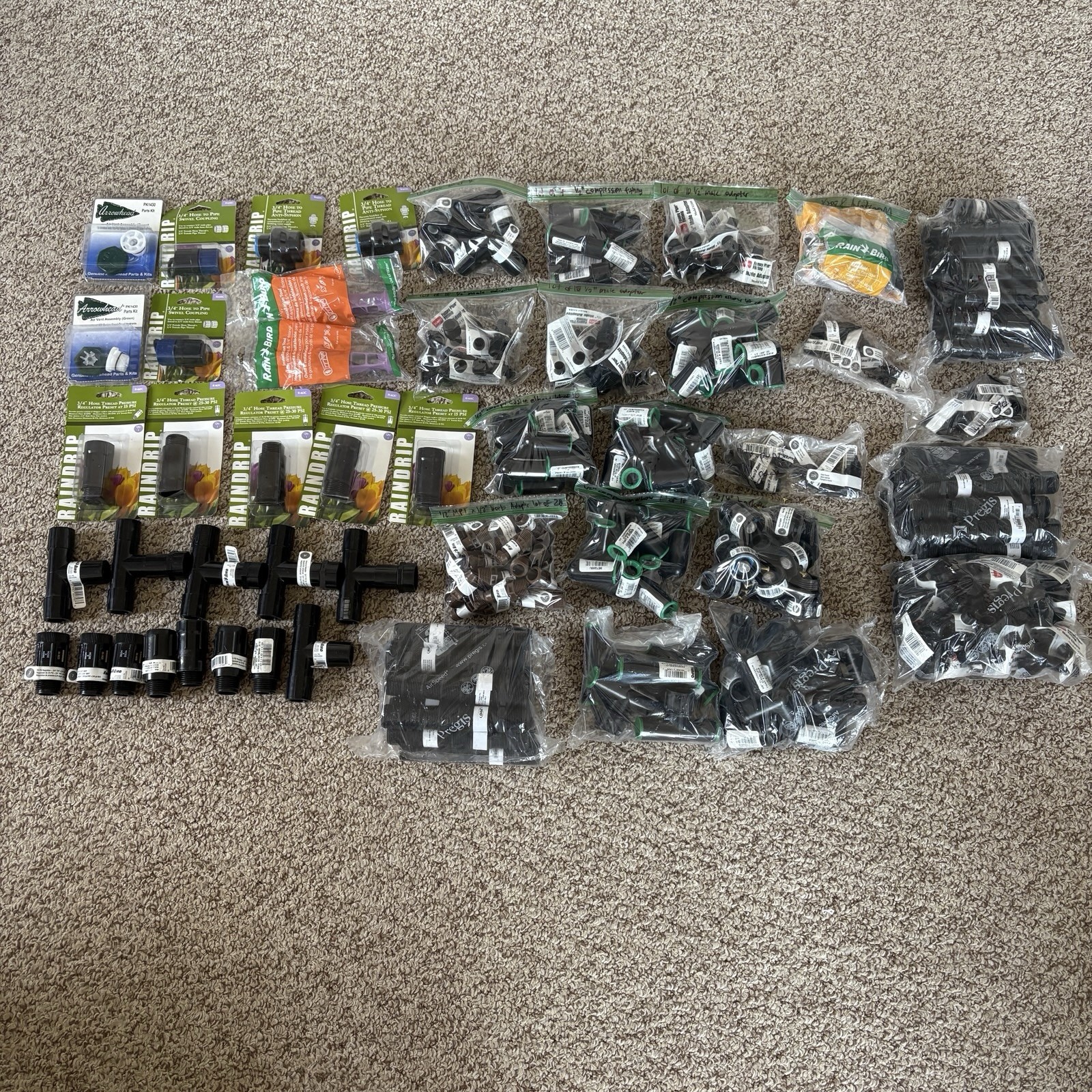 Irrigation Parts HUGE LOT, Rain Bird, Raindrip,  Toro, (See Desc. For List)