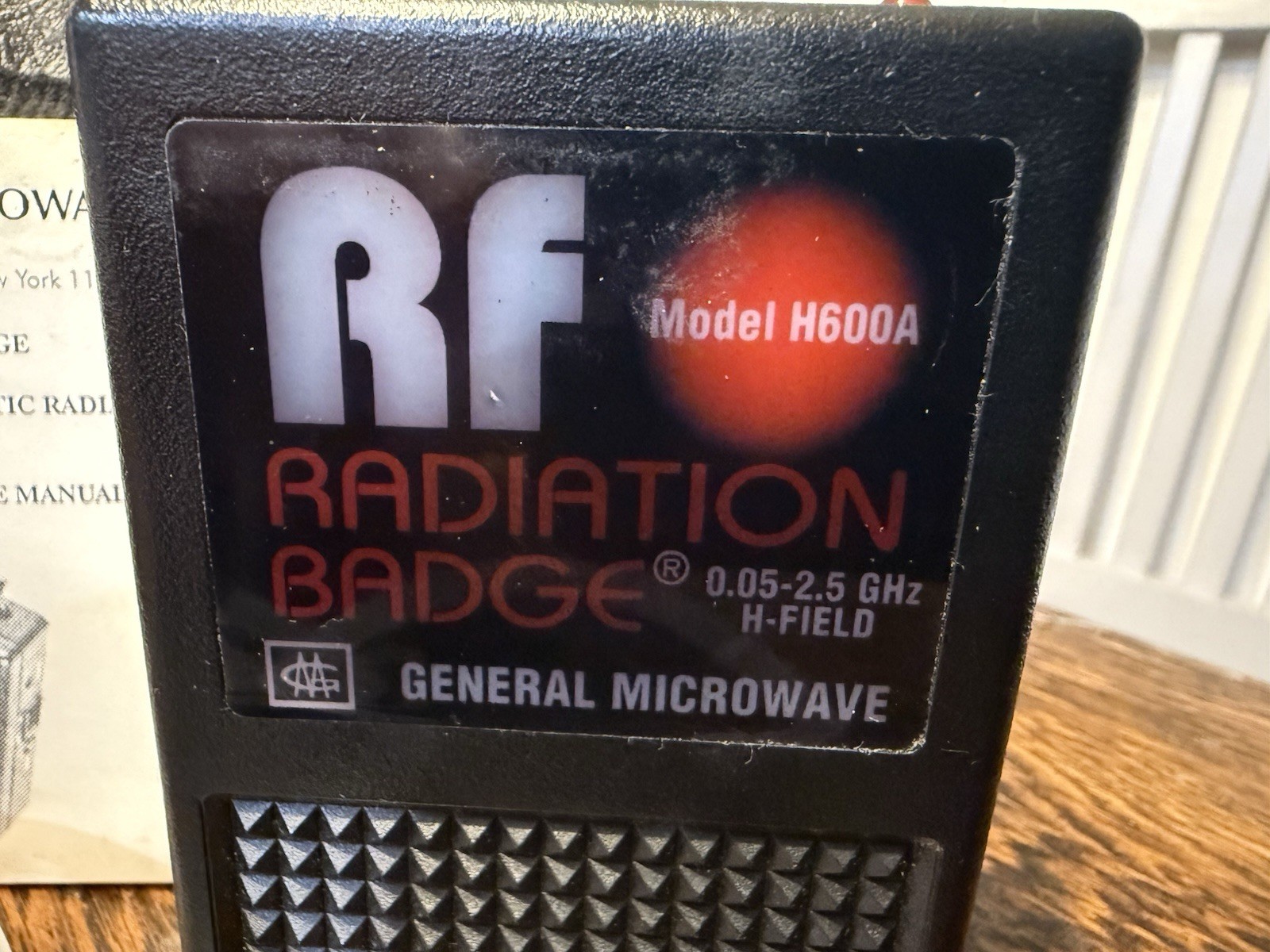 Radiation Badge General Microwave RF- Model H600A
