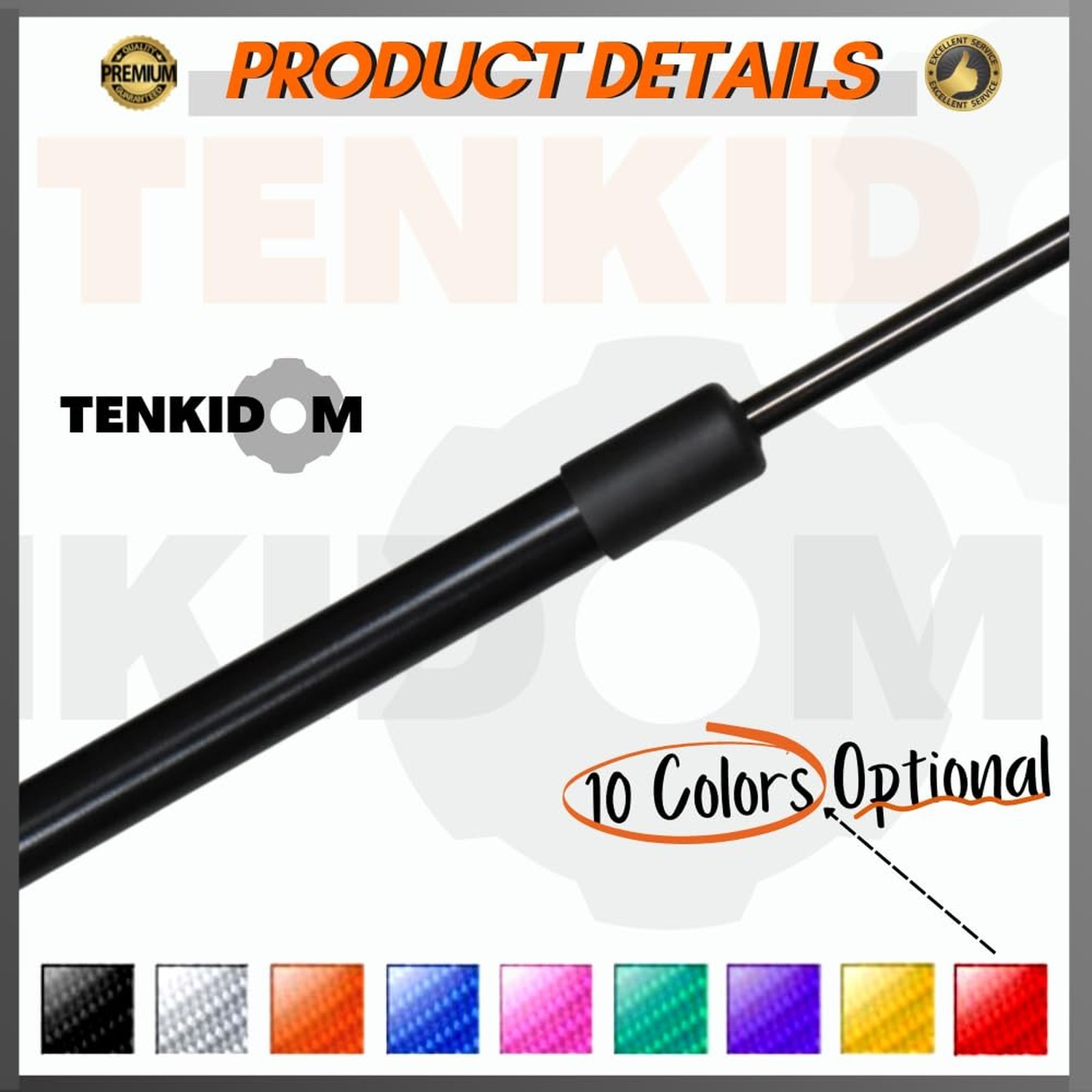 Trunk Lift Supports Compatible with Toyota Sera EXY10 1990-1995 Tailgate Shoc...