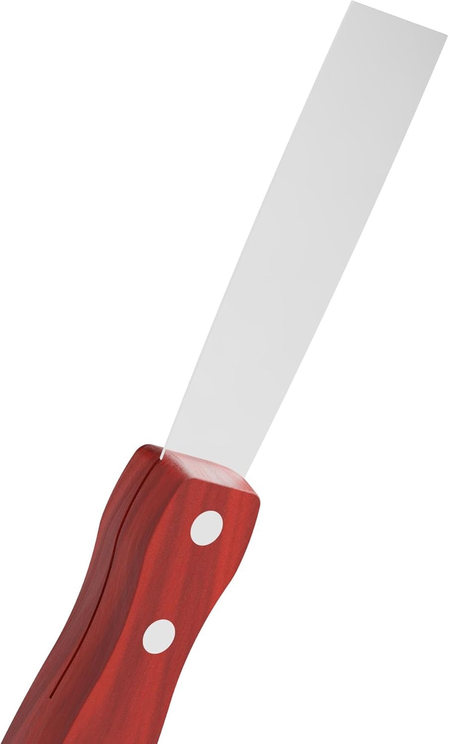 2pc Putty Knife 1 Inch Stainless Steel Scraper Set Wooden Handle Spackle Tool