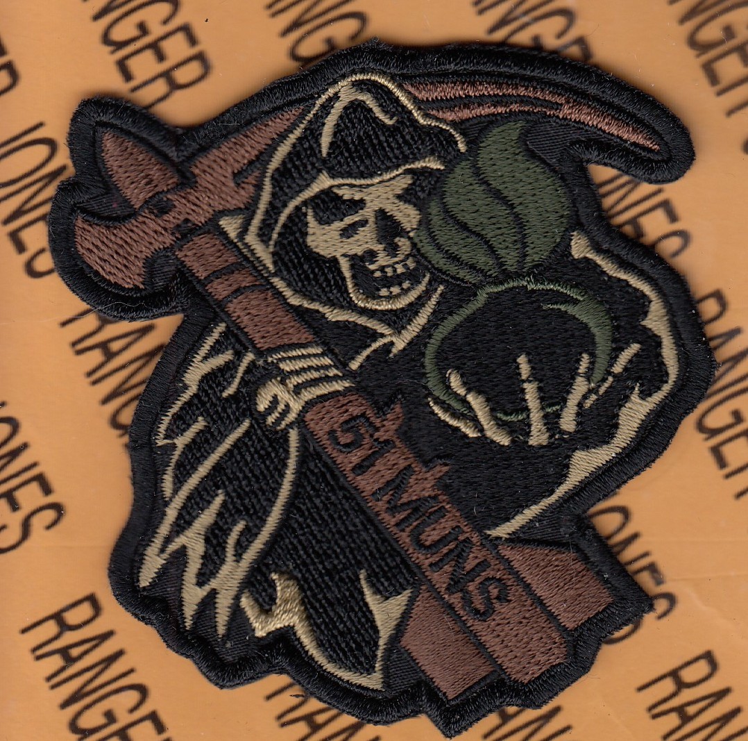 USAF Air Force 51st Munitions Sqdn MUNS ~3.5" OCP No HOOK patch A