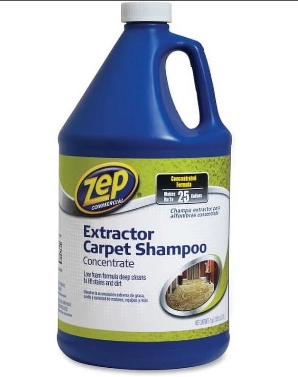 Zep Commercial Extractor Carpet Shampoo Concentrate Formula #ZUCEC128 Gallon