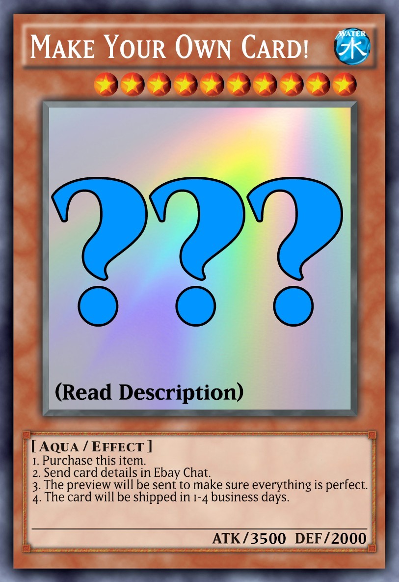 Diy SUPER RARE cards (send details in chat)
