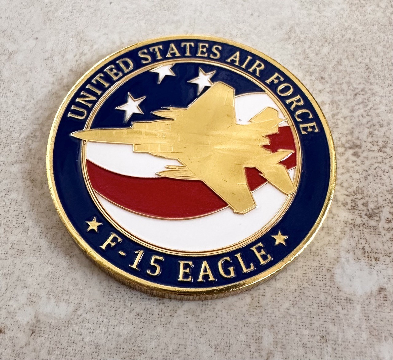Challenge Coin-F-15 EAGLE TACTICAL FIGHTER AIRCRAFT Jet US AIR FORCE USAF ·NEW·