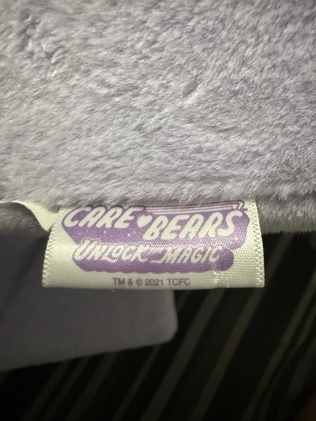 Preowned Purple Iscream Care Bears Share Bear Tablet Pillow
