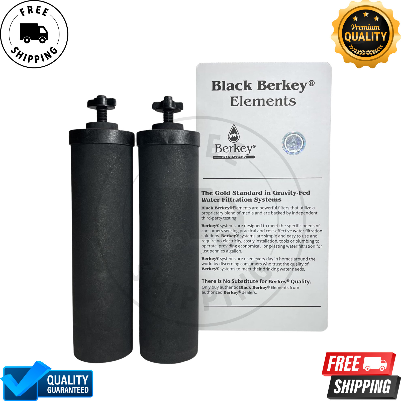 G1N Berkey Black BB92 Water replacement Filters For Berkey Water Syste