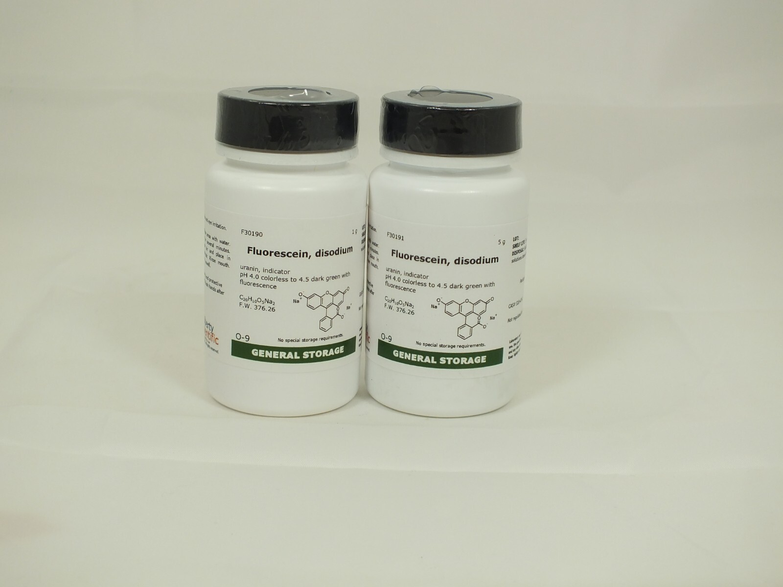 Fluorescein, sodium salt, 1-5 g