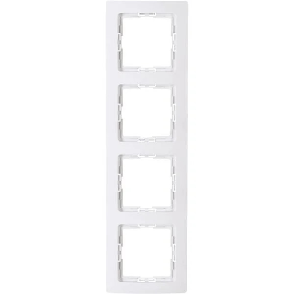 Kopp 308702000 4 Way Cover Frame Lid HK05 Arctic White 1pc