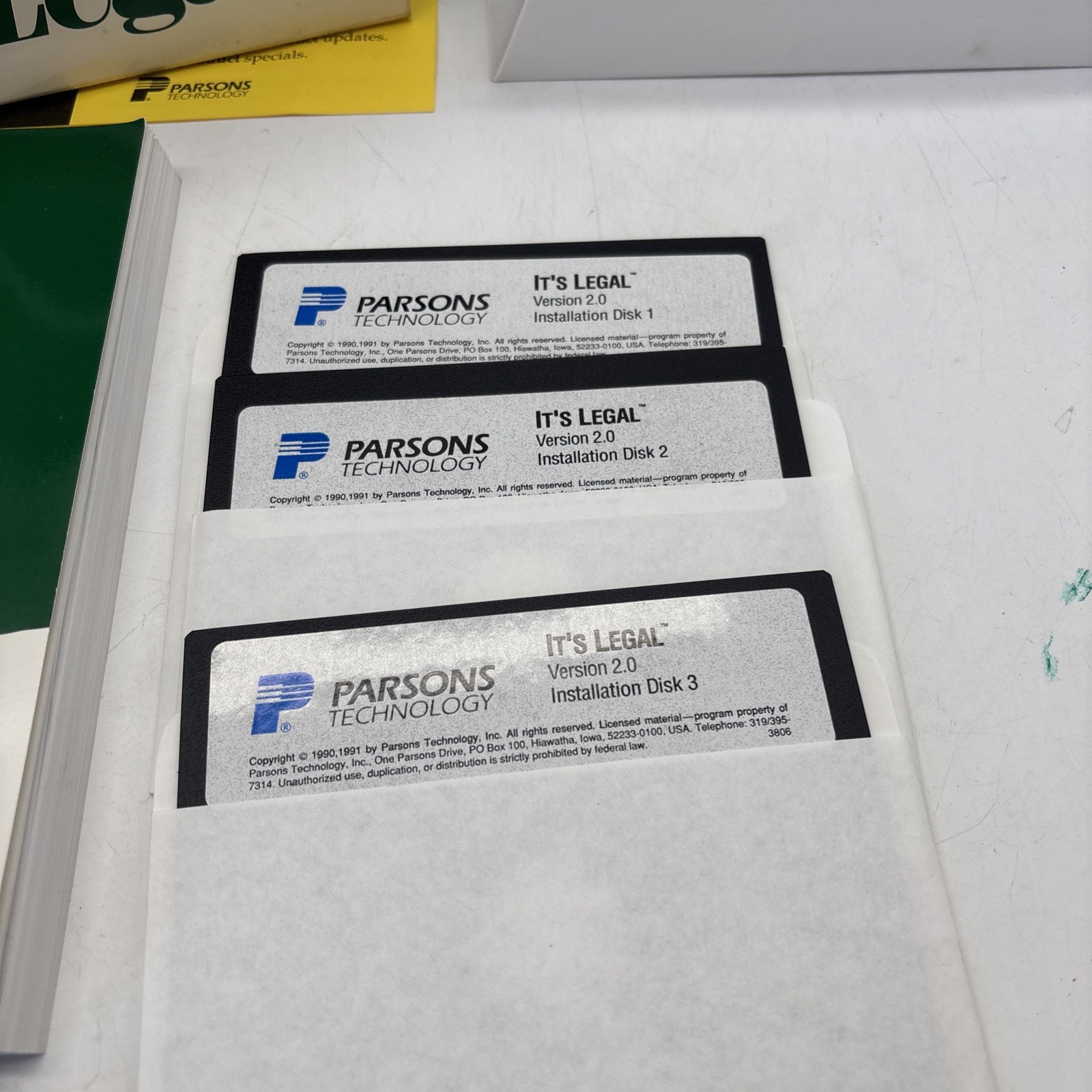 “It's Legal” 2.0 Parsons Technology Computer Software Lawyer Software Complete
