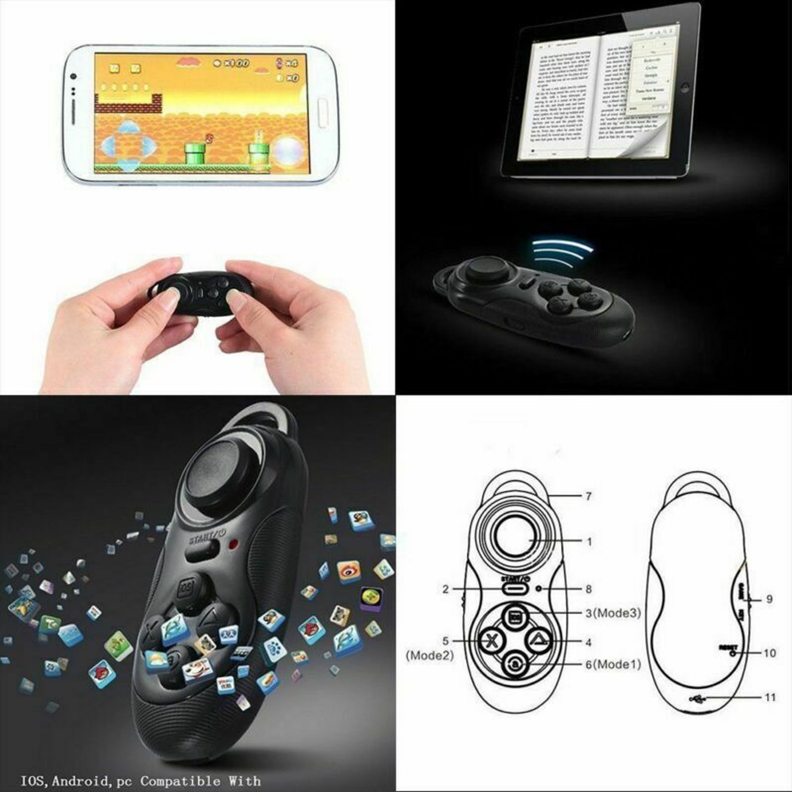 Game Controller Remote Control Gamepad For IOS/Android Smartphone Joystick A