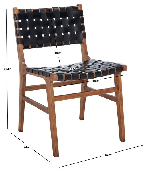 Safavieh TAIKA LEATHER DINING CHAIR, Reduced Price 2172772616 DCH4000C-SET2