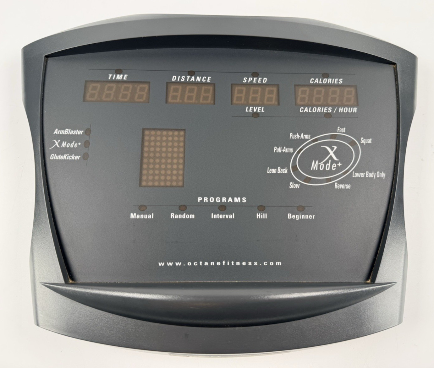 Octane Fitness Q37 Elliptical Upper Display Console Screen OEM Tested Working