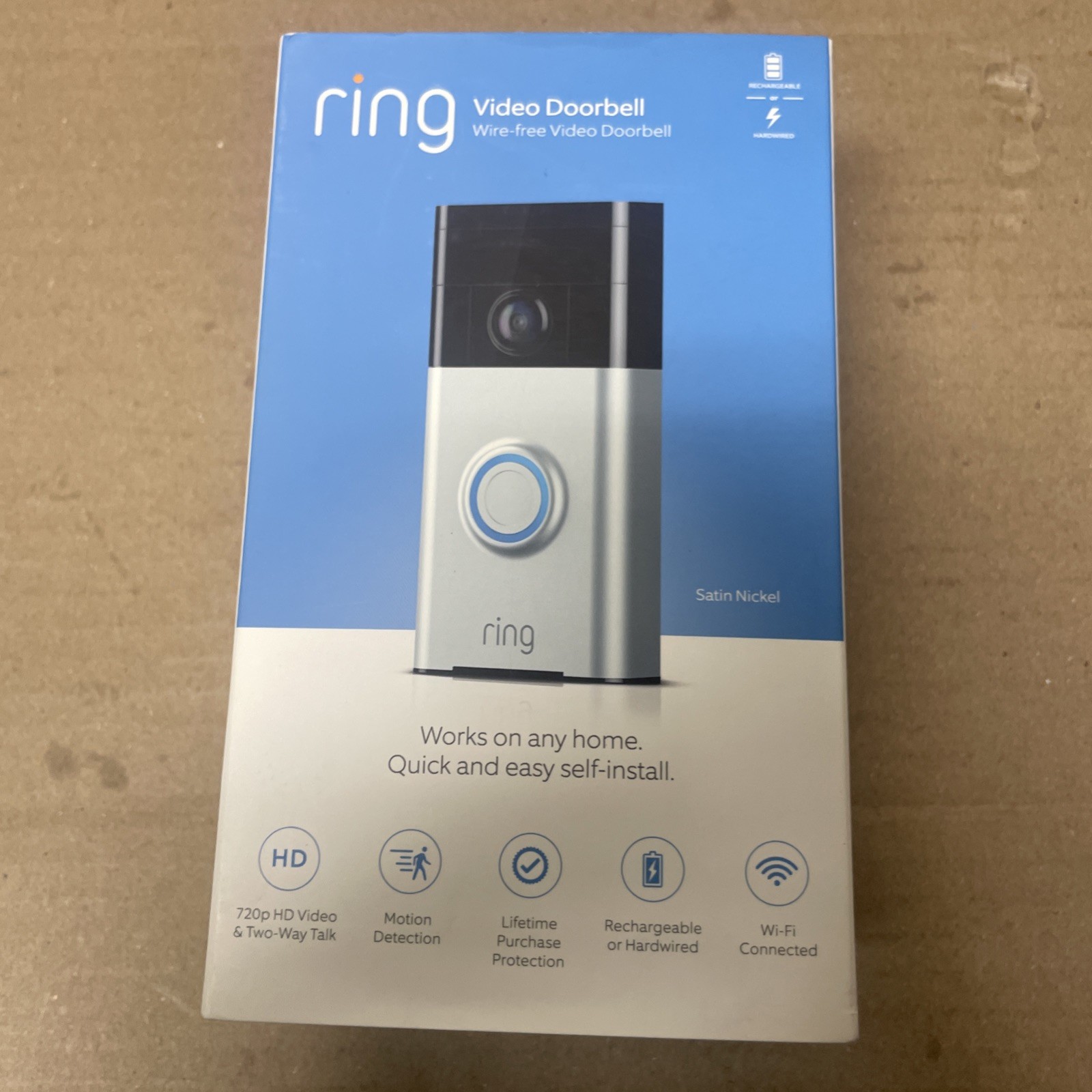 Ring Video Doorbell A Smart Home Security Device New Open Box!!!