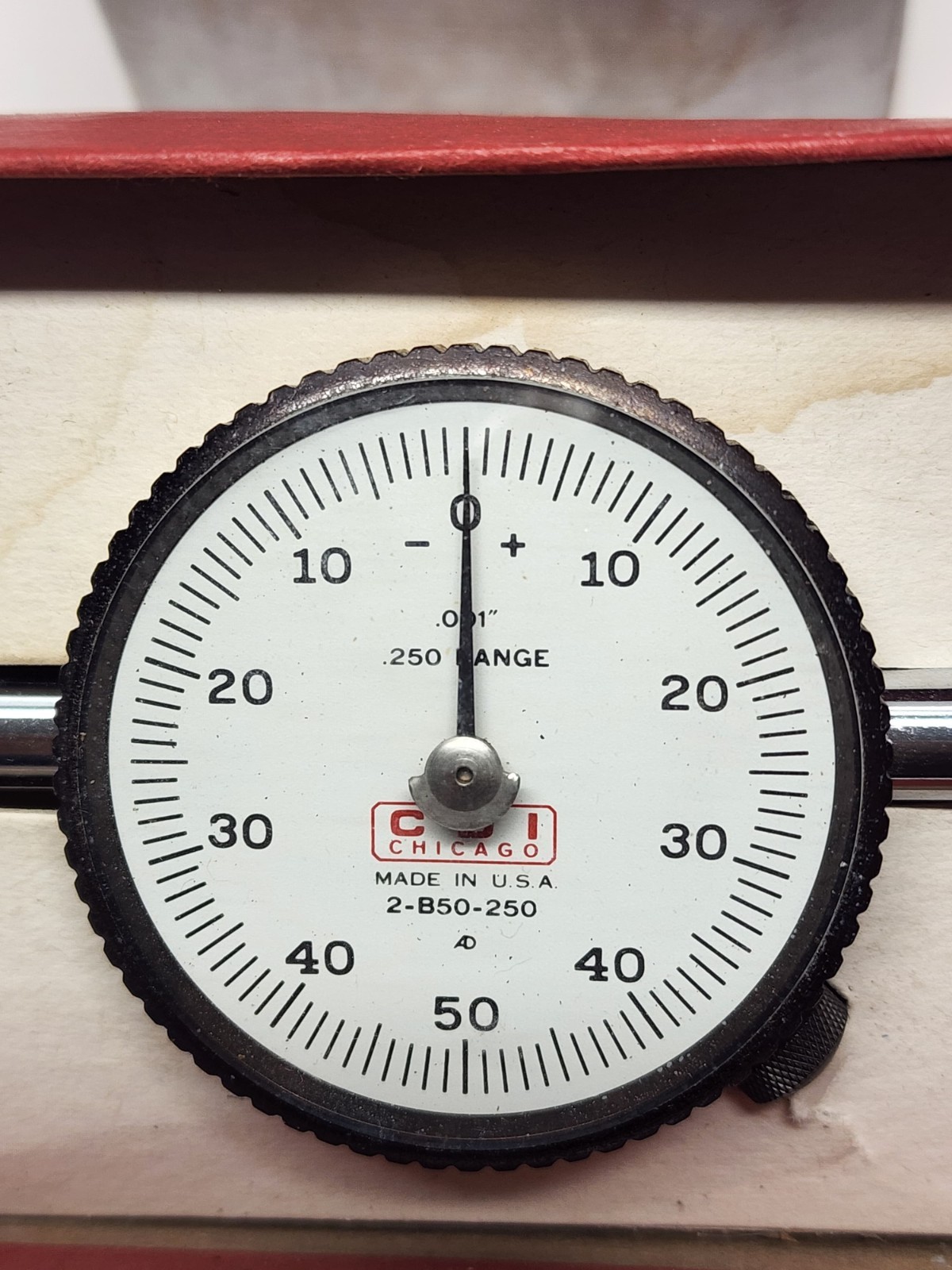 CDI Chicago 2-B50-250 .001" Dial Indicator Made In USA