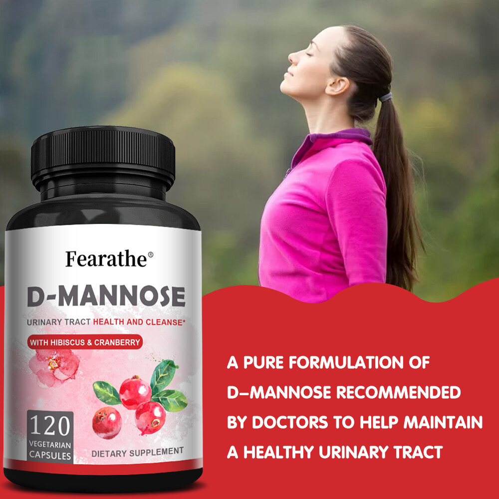 D-Mannose - Cranberry - Urinary Tract Support, Bladder Health, Cleanse & Detox