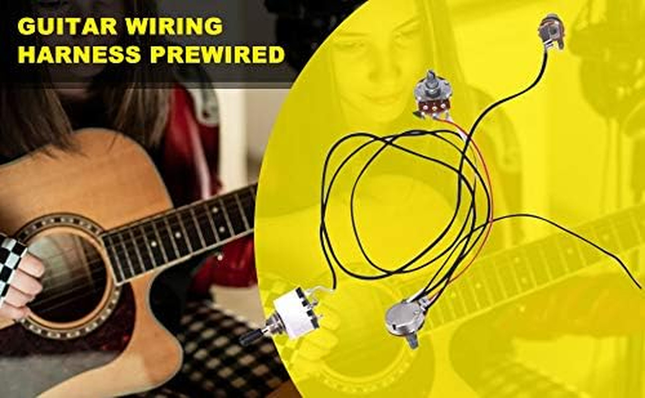 Guitar Wiring Harness, Guitar Prewired Harness Humbucker Wiring Harness Prewired