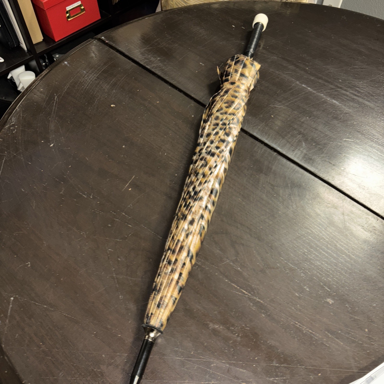Vintage Shiceli Leopard Print Umbrella Fashion Ladies 80’s