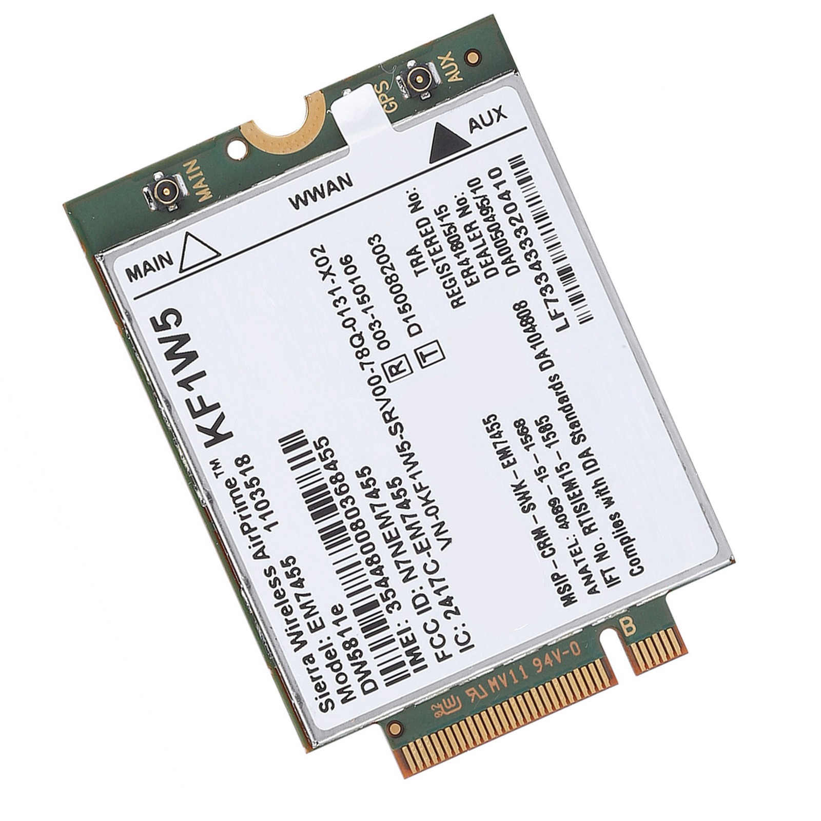 Replacement Wireless EM7455 Card Module - LTE Support For Premium
