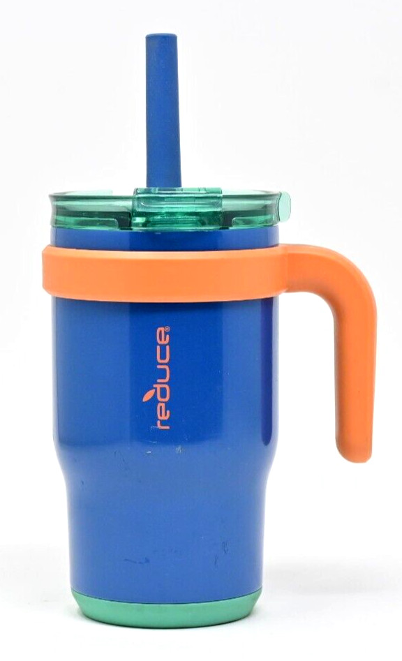 Reduce Coldee 14oz Stainless Steel Kids Tumbler Handles Blue