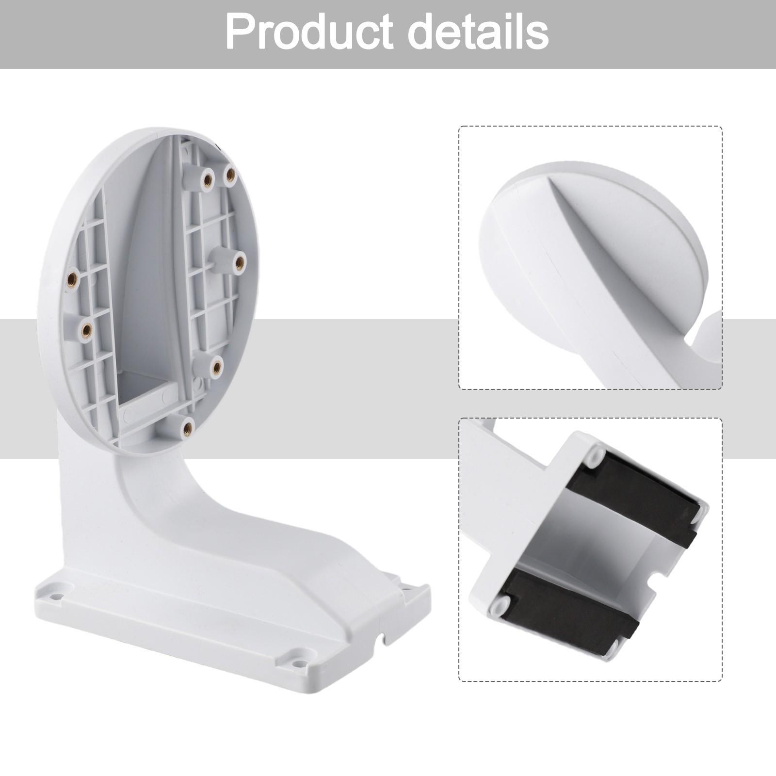 Plastic Indoor Wall Mount Bracket DS-1258ZJ Fits For Hikvision IP Dome Camera