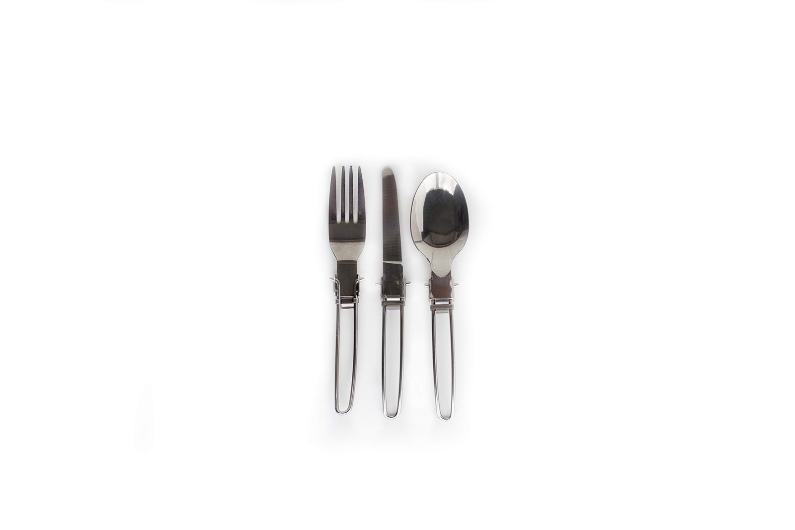 3-Piece Compact Camping Silverware & Utensil Set – Portable Cookware Kit for ...