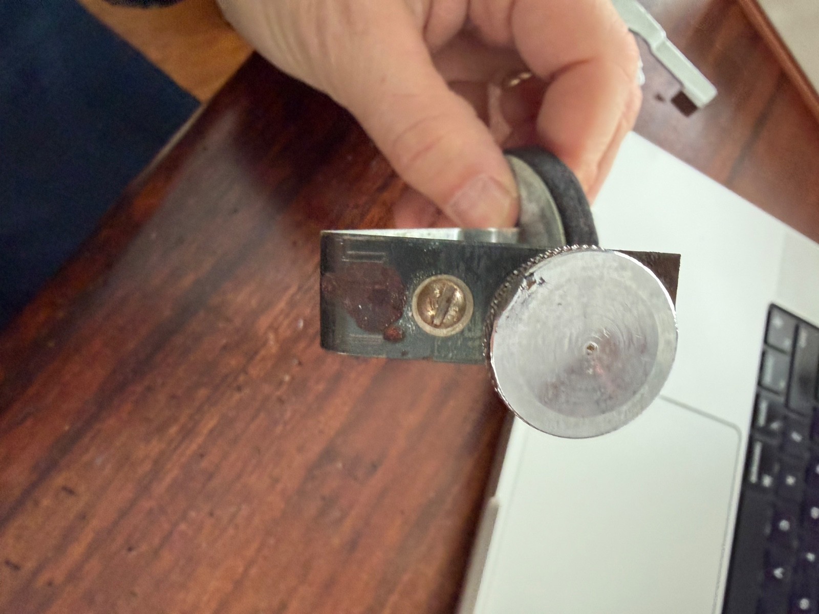 Ludwig Throw Off / Butt Plate / Round Muffler ~ 1960's