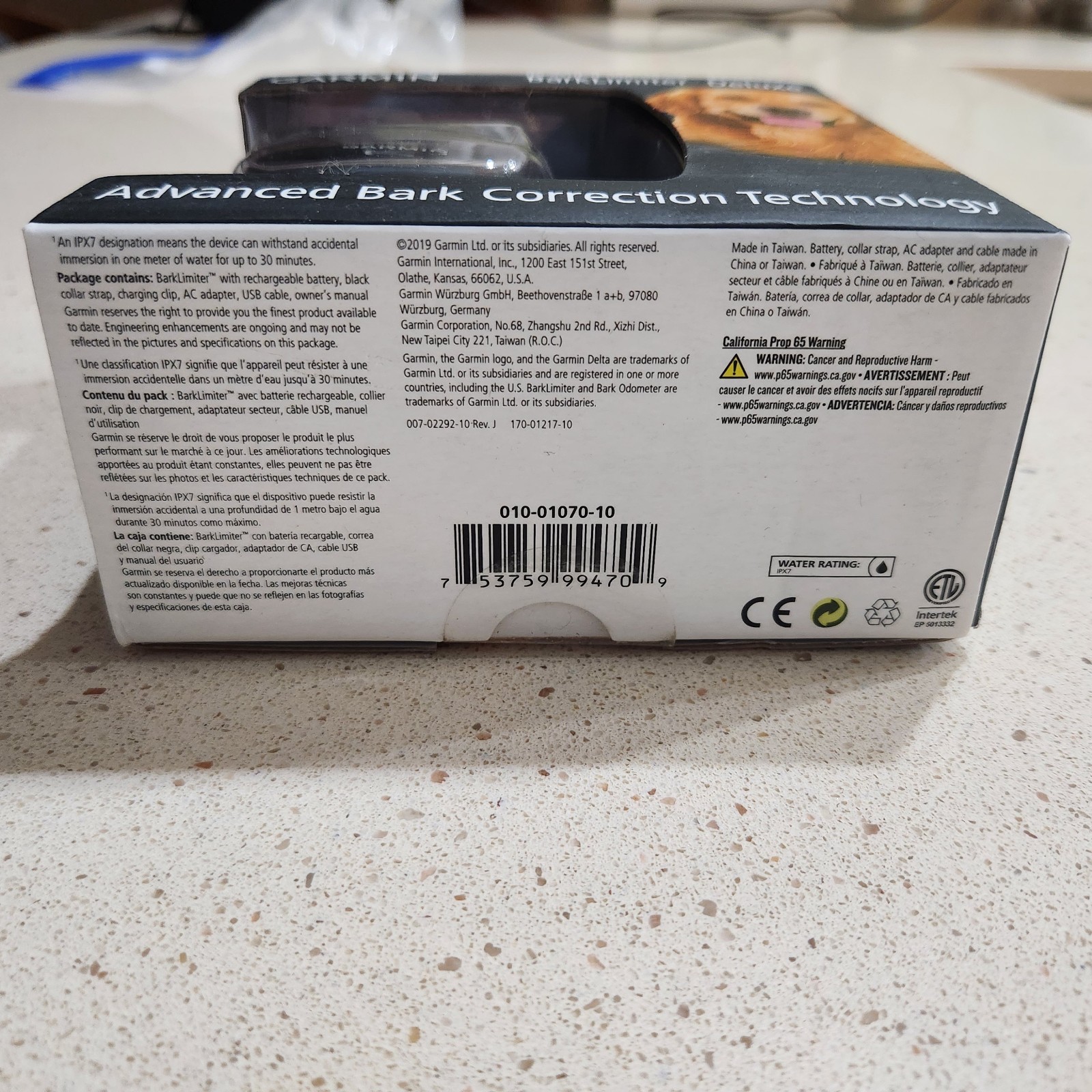 Garmin BarkLimiter Deluxe Bark Collar Auto Correction - 010-01070-10