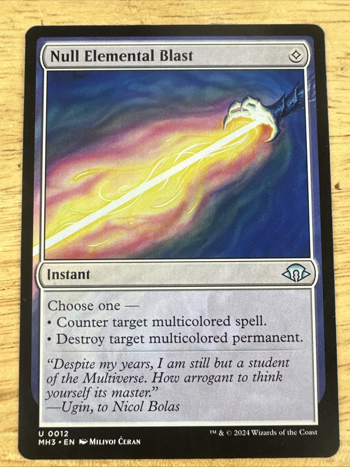 Null Elemental Blast [Modern Horizons 3] Near Mint