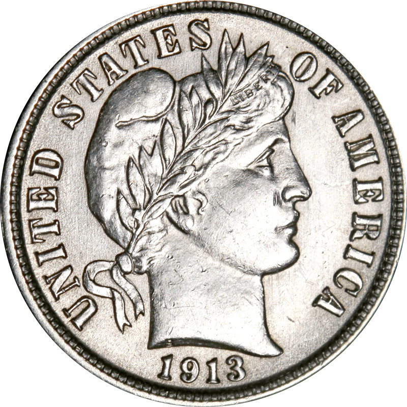 1913-P Barber Dime