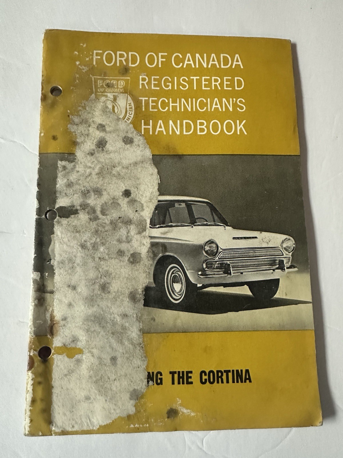 Ford of Canada Registered Technicians Handbook Servicing The Cortina OEM