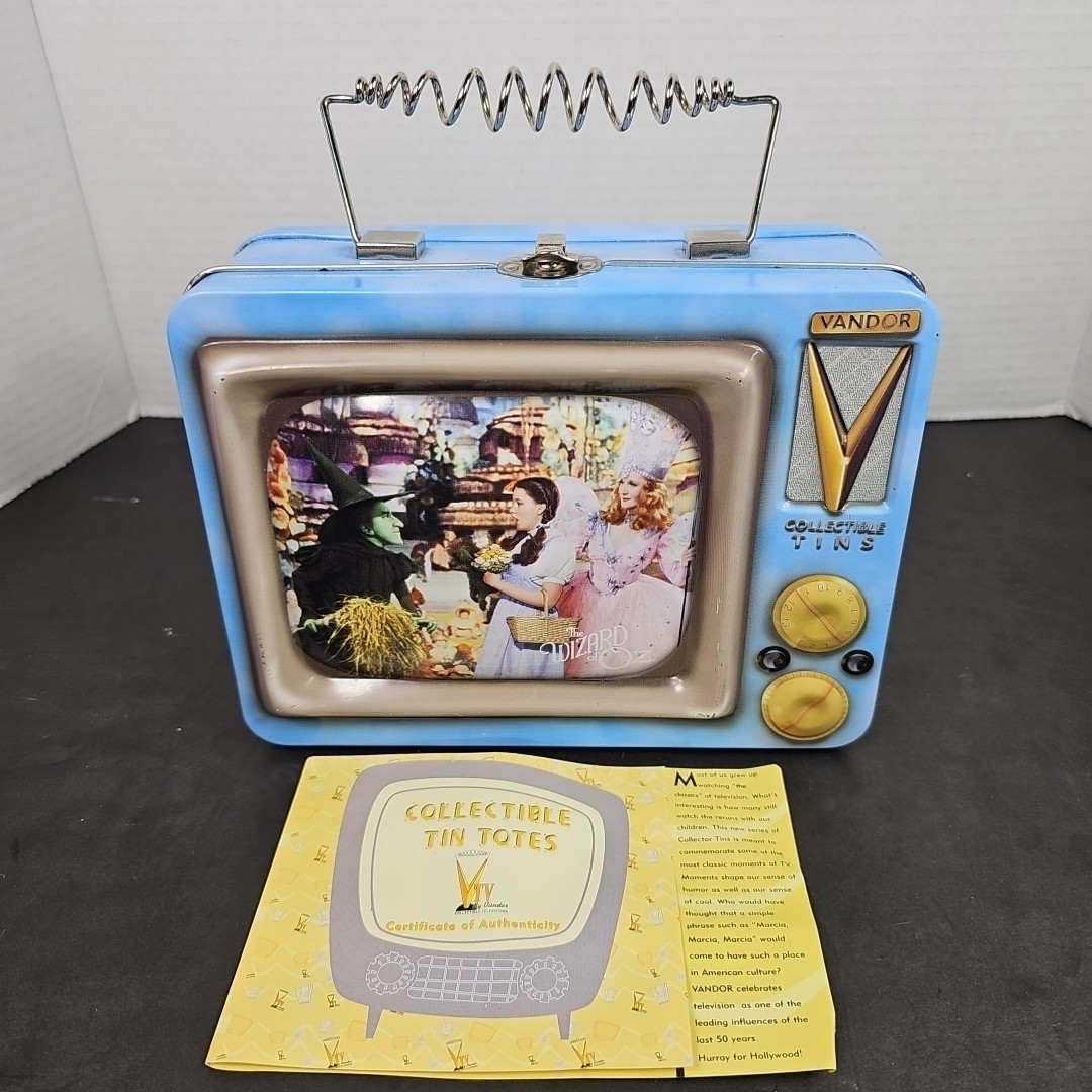 The Wizard Of Oz Vandor Collectible Tins Lunchbox Made In 2000