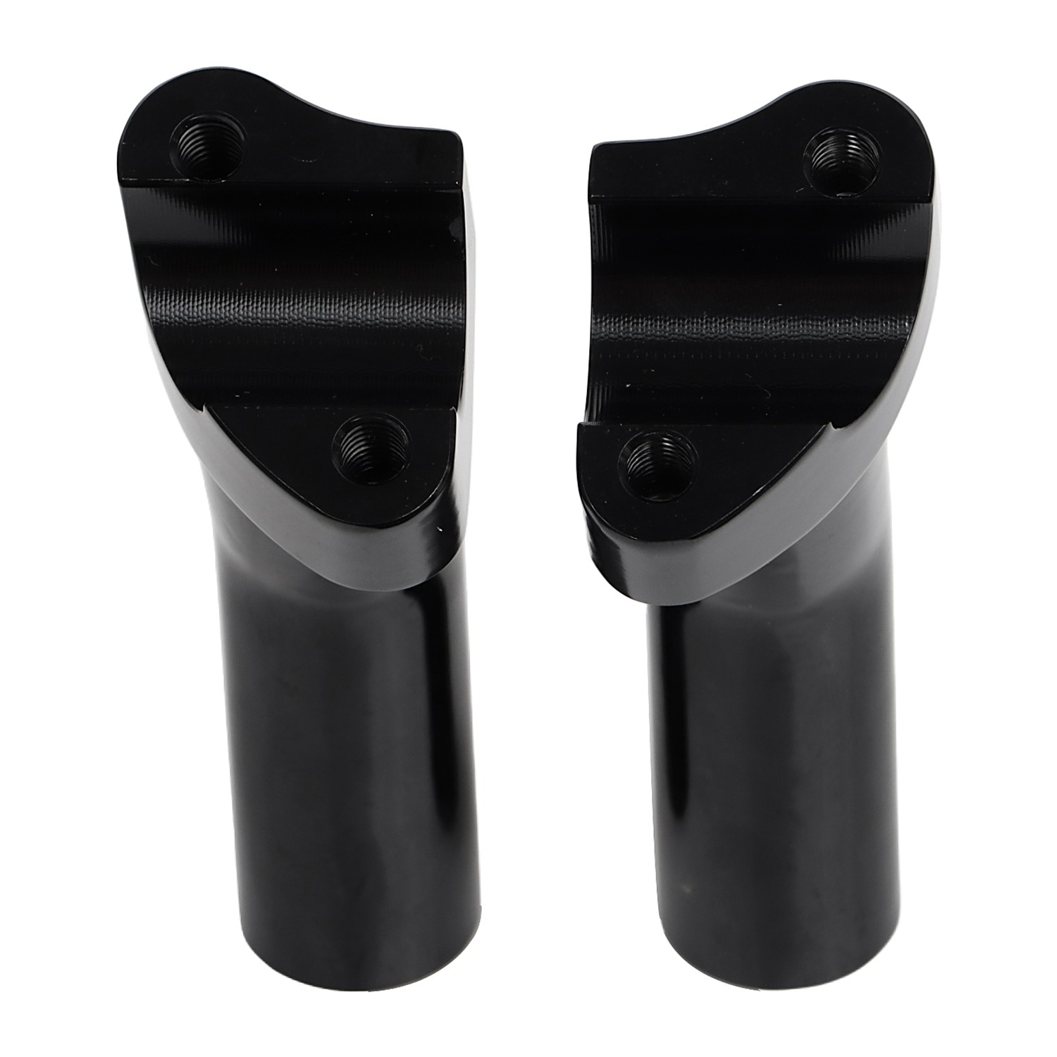 4.5" Tall Pullback Handlebar Risers For Harley Dyna Street Bob Heritage Softail