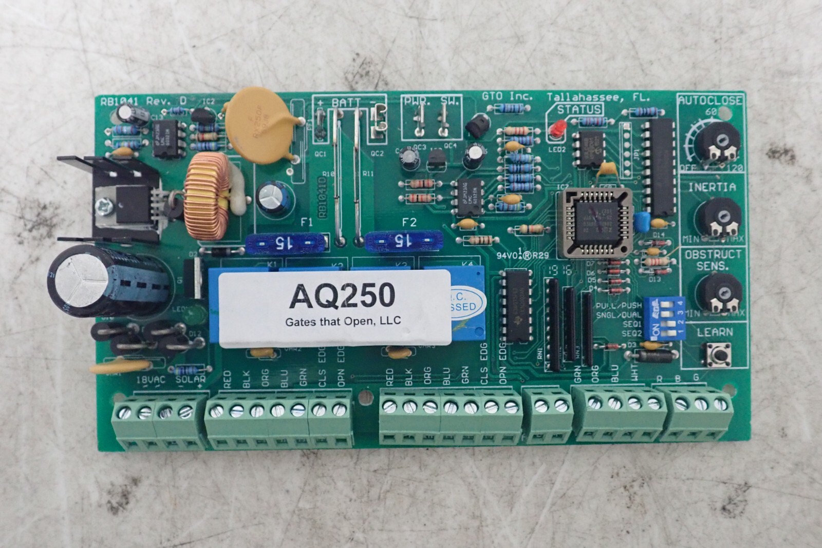 GTO RB1041 Rev. D PCB Board