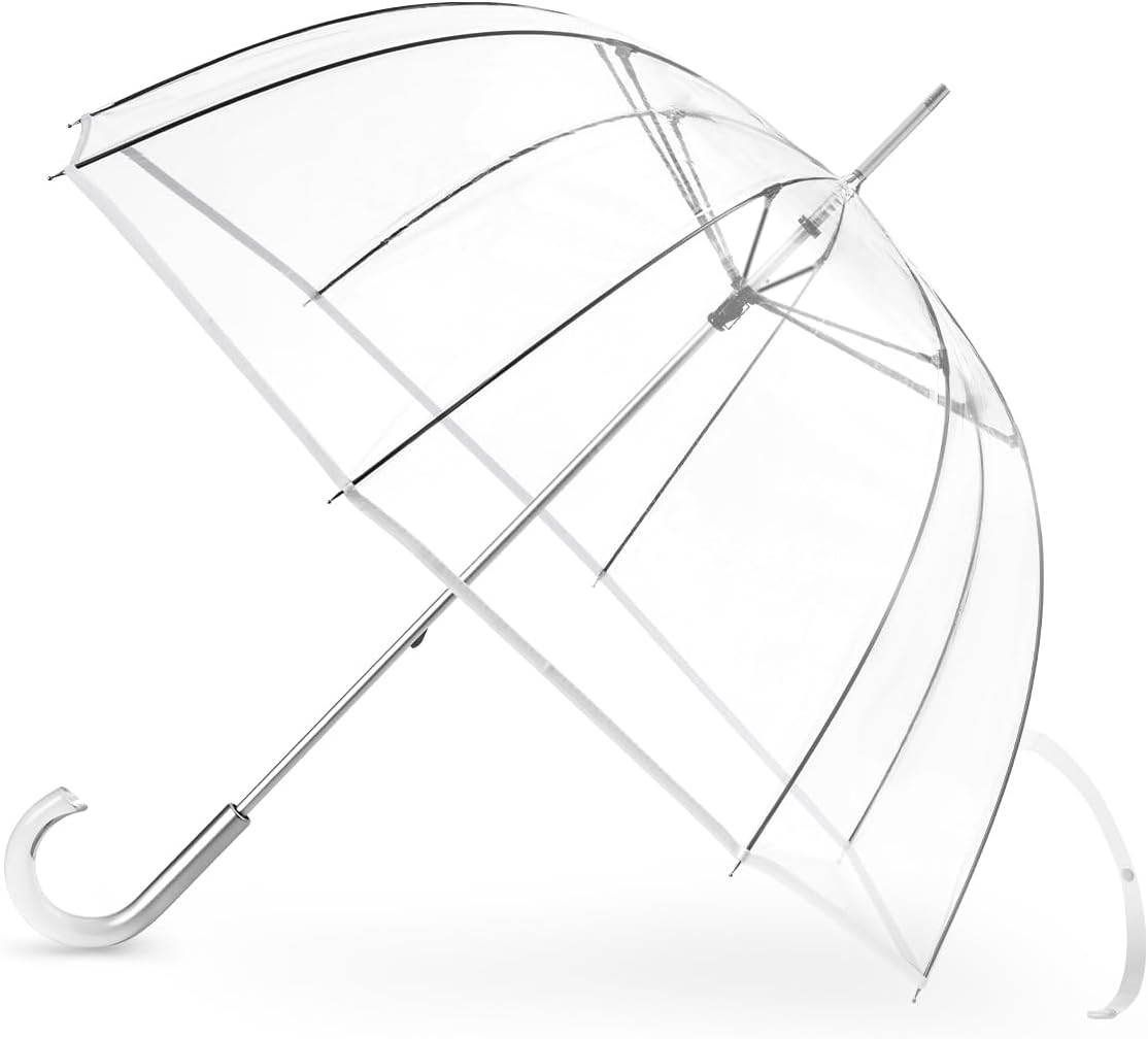 Clear Umbrella for Rain, Dome Bubble Umbrellas for Wedding, Windproof Transparen