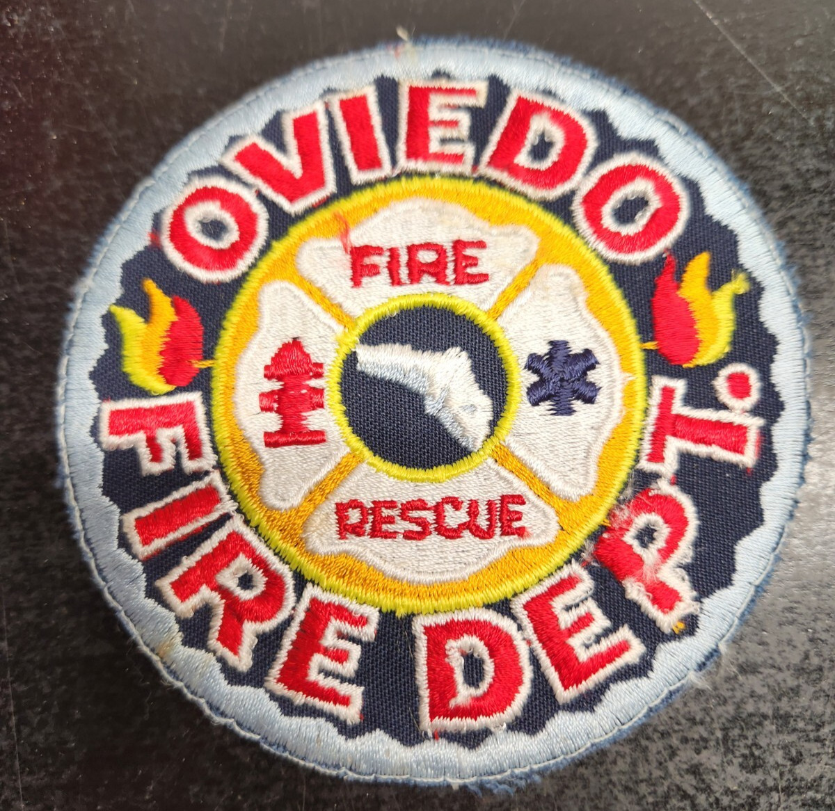 Vintage Oviedo Florida Fire Department Patch