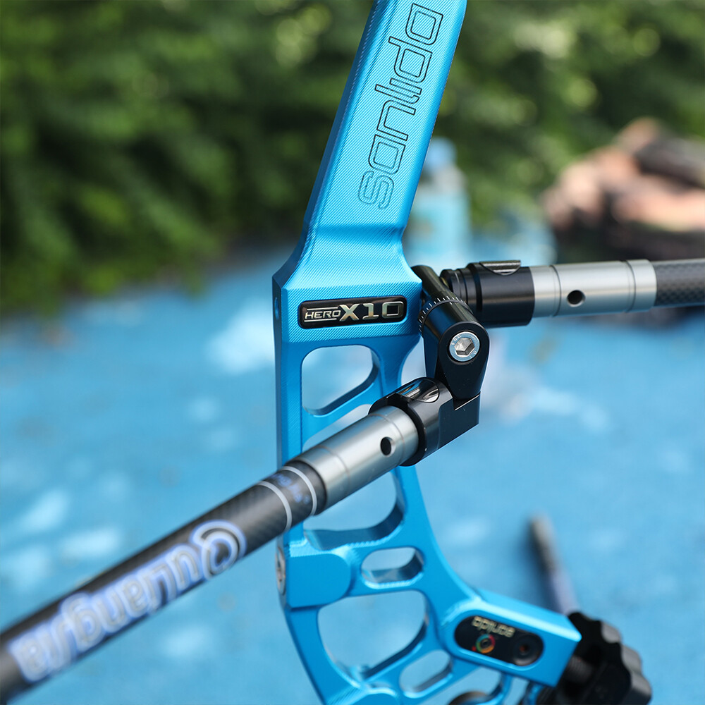 Single Side V-Bar Adjustable Compound Bow Stabilizer Archery Hunting Shooting US