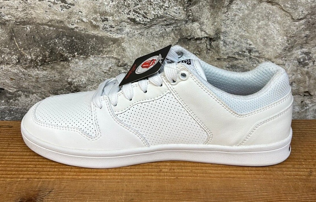 SKECHERS x ROLLING STONES CLASSIC CUP EURO LICK White LEATHER 210745 New In Box