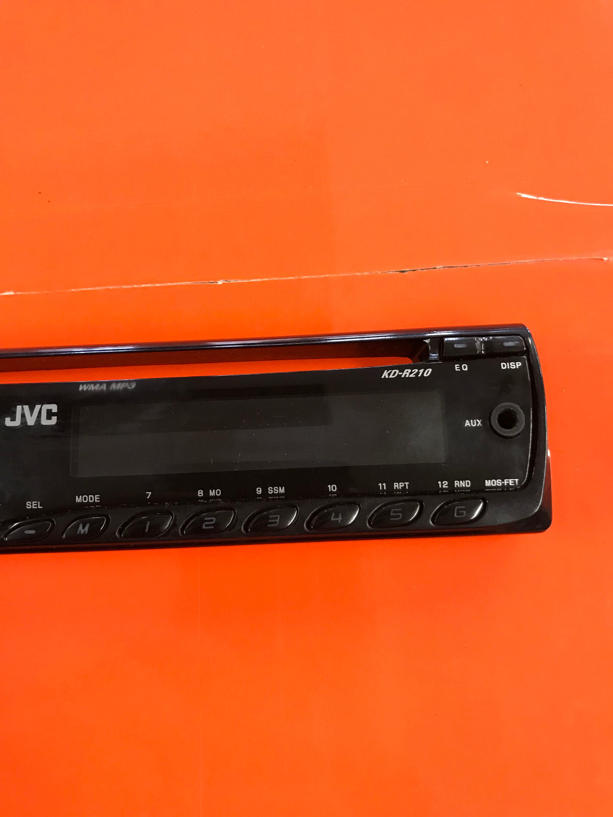 JVC KD-R210 CAR STEREO ONLY FACEPLATE