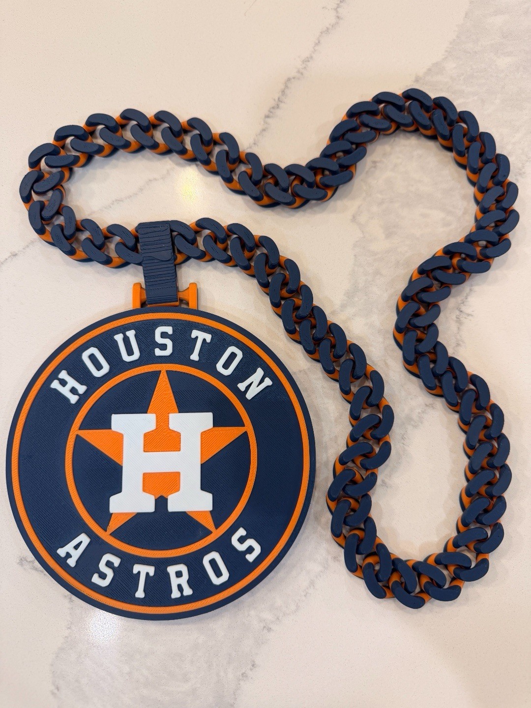 Houston Astros 3D Printed Hype Chain New Style