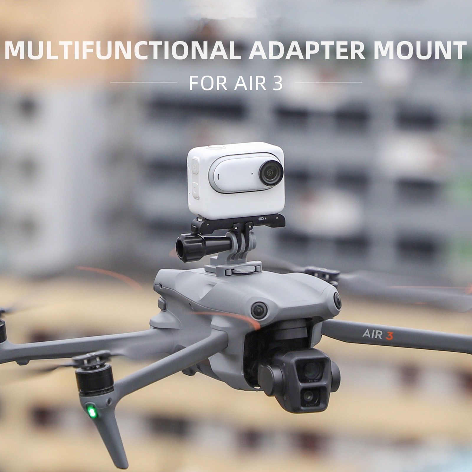 Action Camera Connector Fixed Base Adapter Mount For DJI Air 3 Drone Accessories